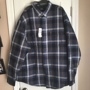 NEW PLUS SIZE IZOD FLANNEL COAT / SHIRT *$50% OFF*